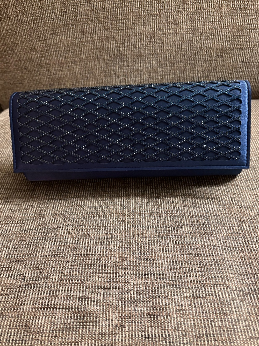 Jessica McClintock Carlie Clutch, Navy
